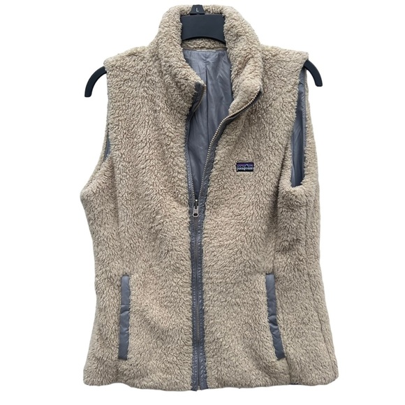 Patagonia Tan & Gray Los Gatos Reversible Vest small s - Picture 1 of 6